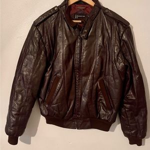 Vintage Men’s Members Only Leather Jacket Size 42
